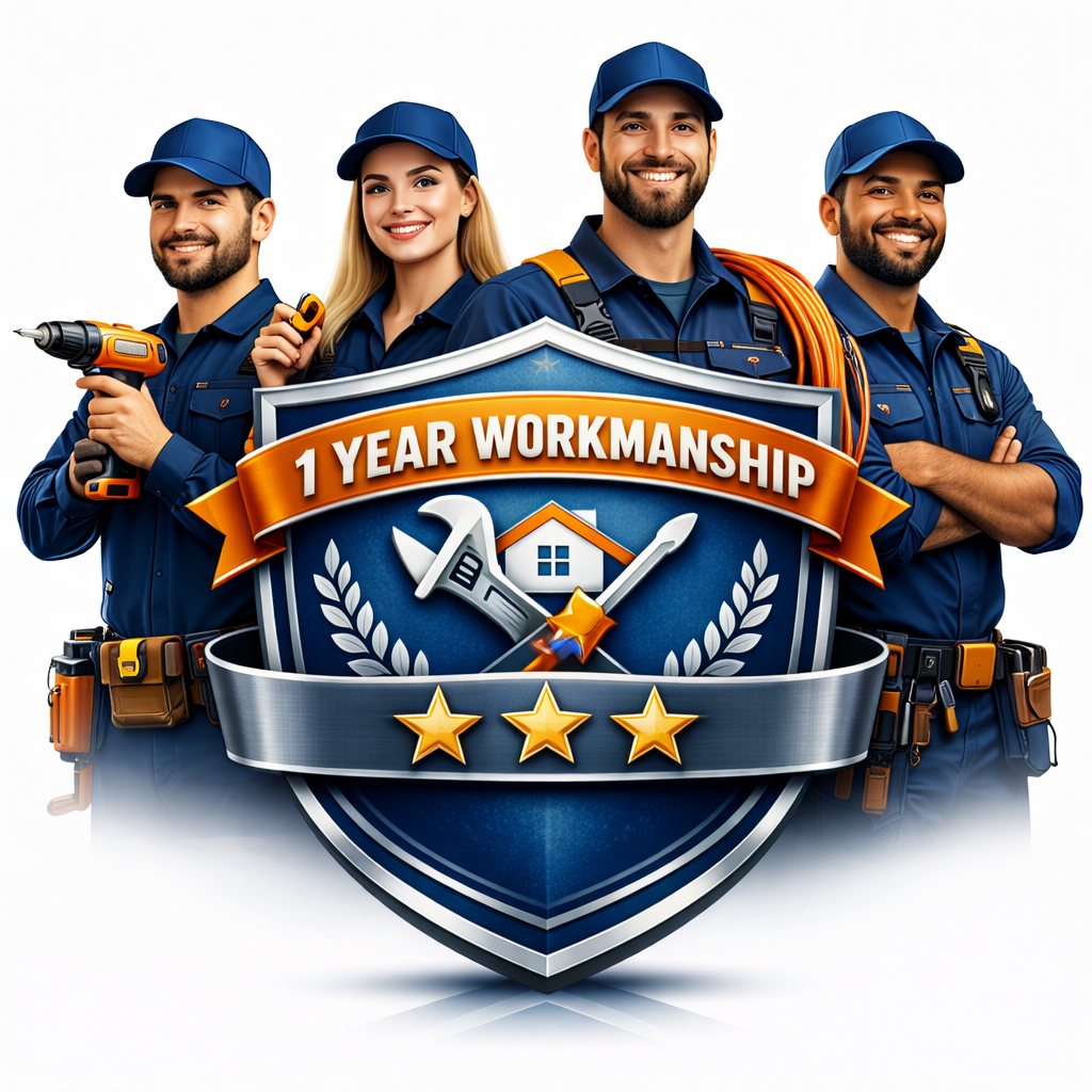 1-Year Workmanship Warranty